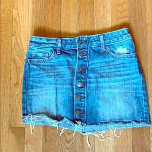 Hollister Button Skirt